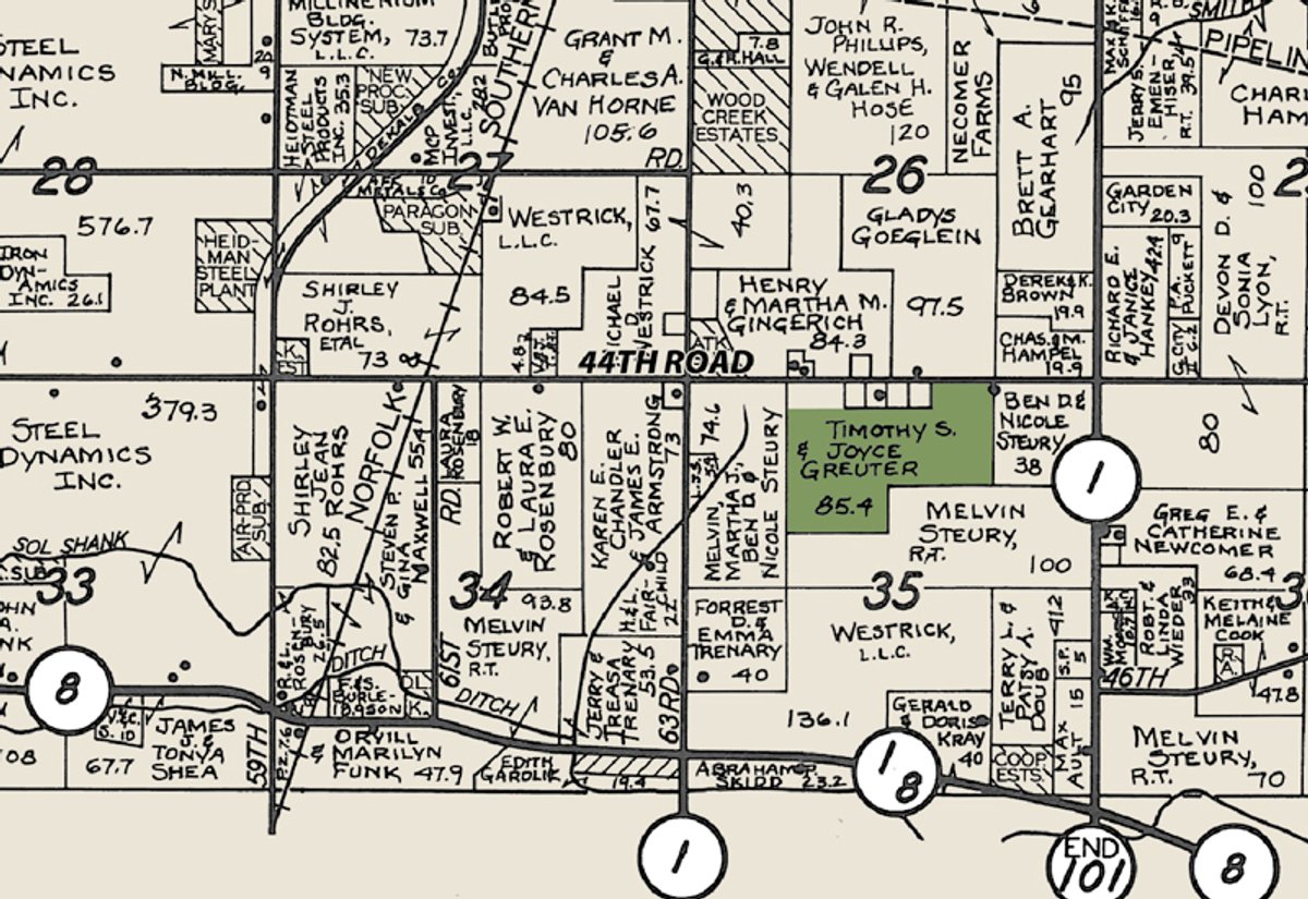 Plat map