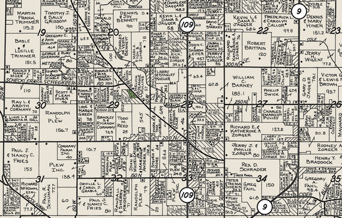Plat map