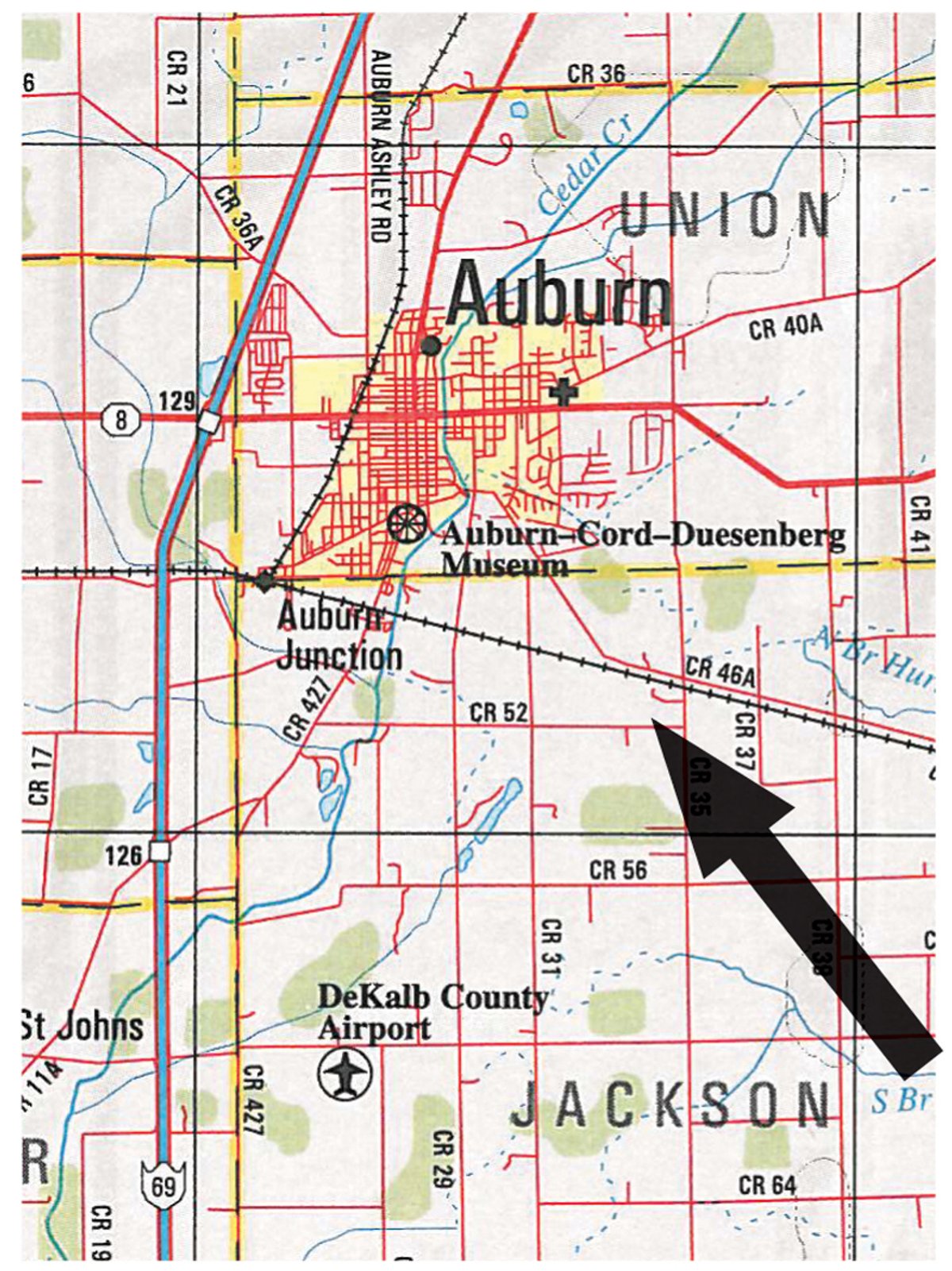Tract map