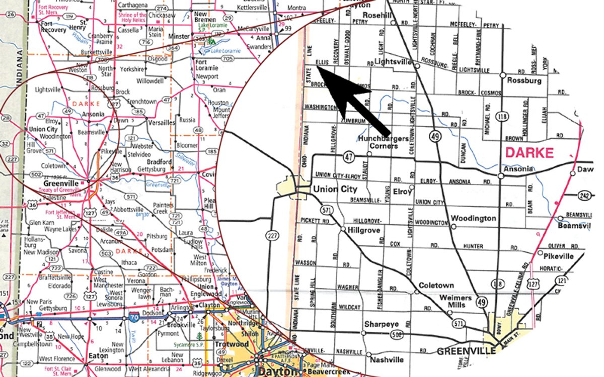 Area map - Detling Farm Equipment Auction
