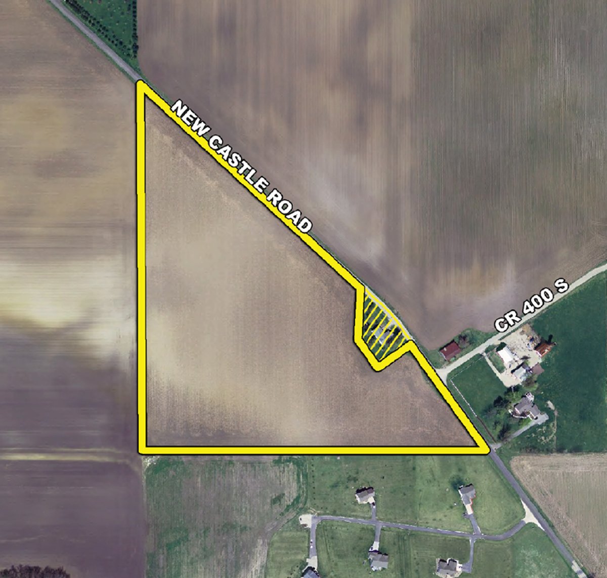 Tract map - 19.969 Acres Offered in 1 Tract