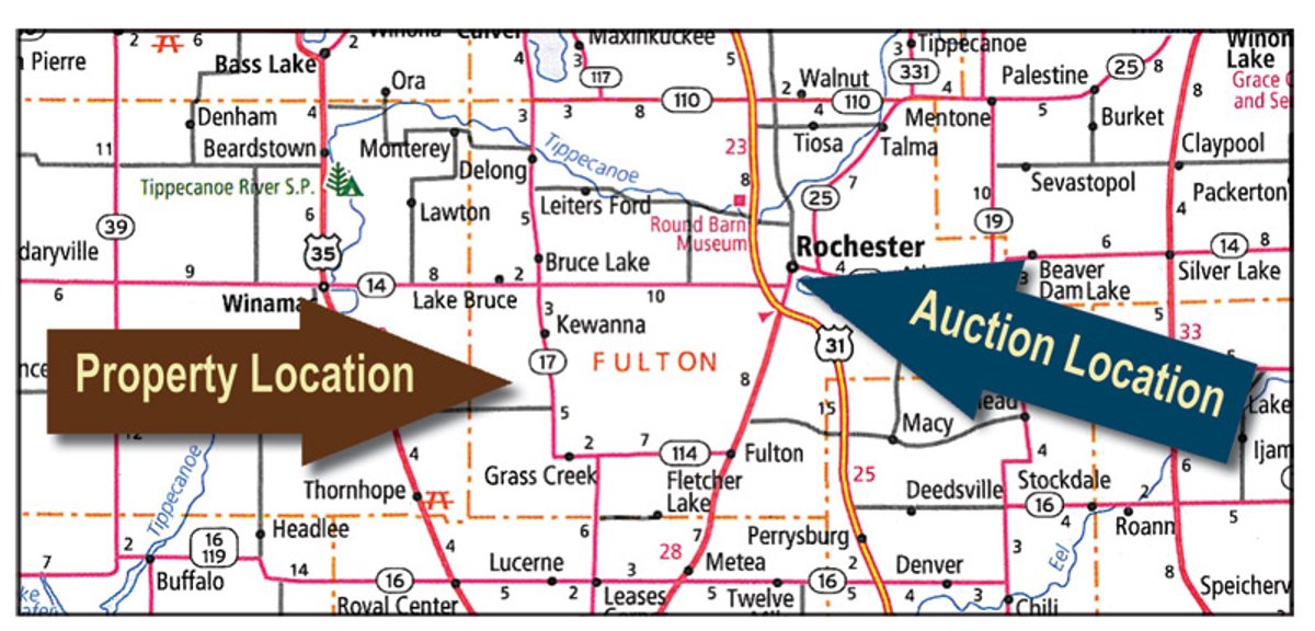 Area map - 122.5 Acres - Quality Farmland and 7-Tower Irrigation System Offered in 4 Tracts
