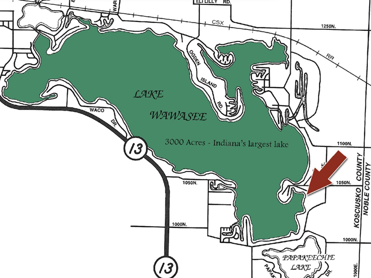 Area map - Lakefront Sealed Bid Real Estate Auction