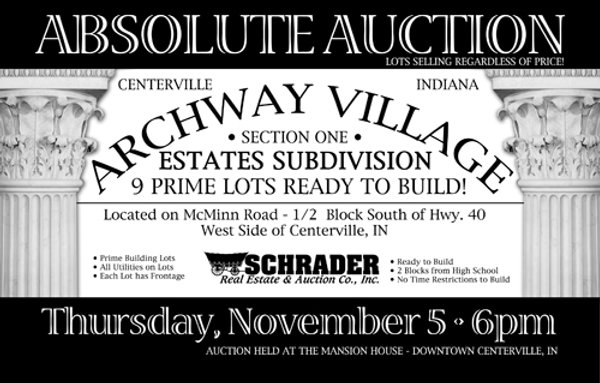 ABSOLUTE AUCTION - 9 Prime Lots Ready to Build!
