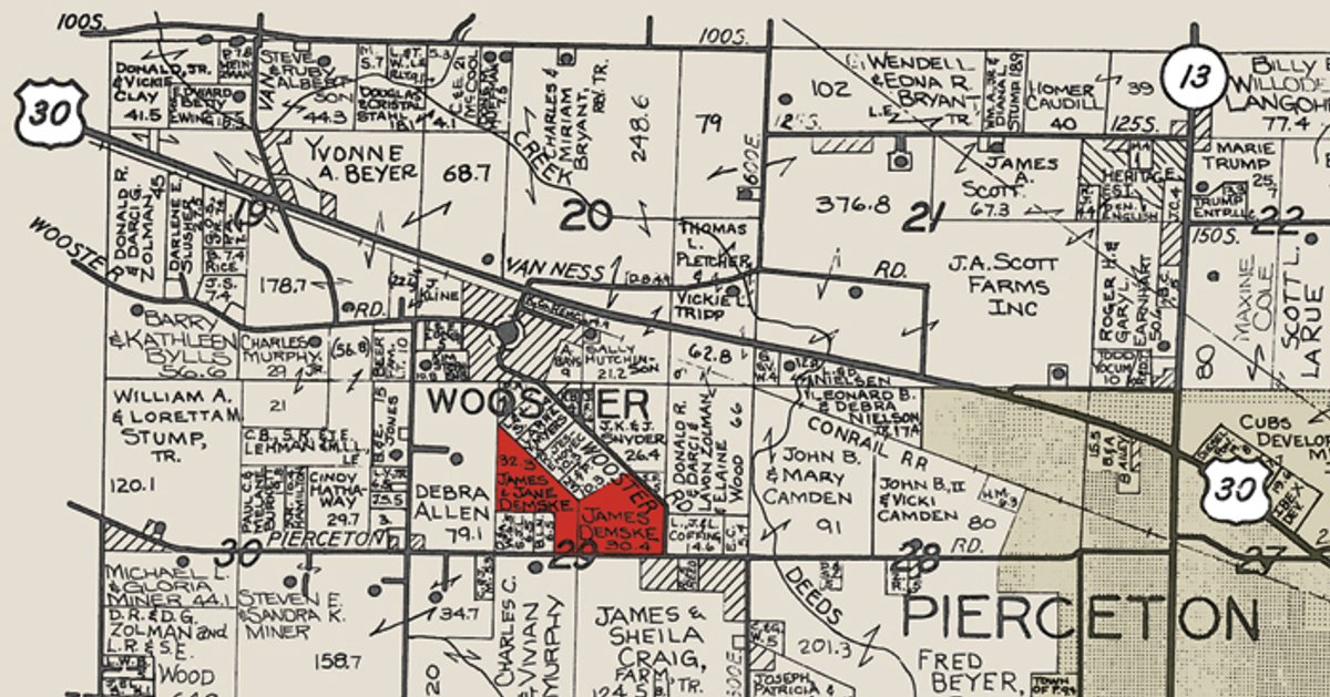 Plat map - 62.7 Acres in 2 Tracts - Recreation and Potential Building Sites