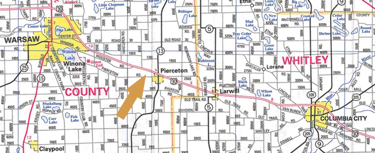 Area map - 62.7 Acres in 2 Tracts - Recreation and Potential Building Sites