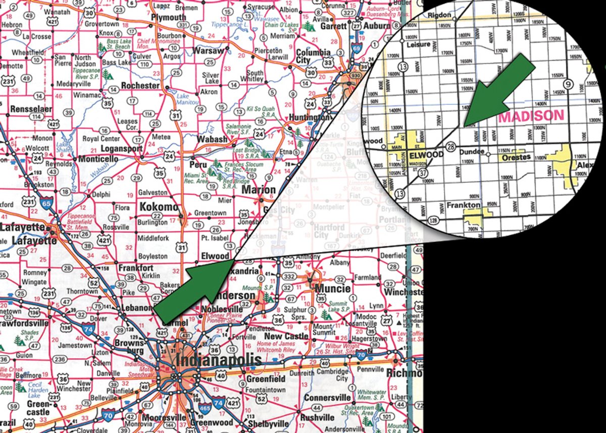 Area map - Ousley Farms John Deere Equipment Auction