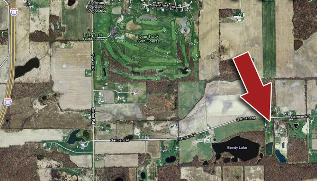 Area map - McAllister Estate Real Estate & Personal Property Auction