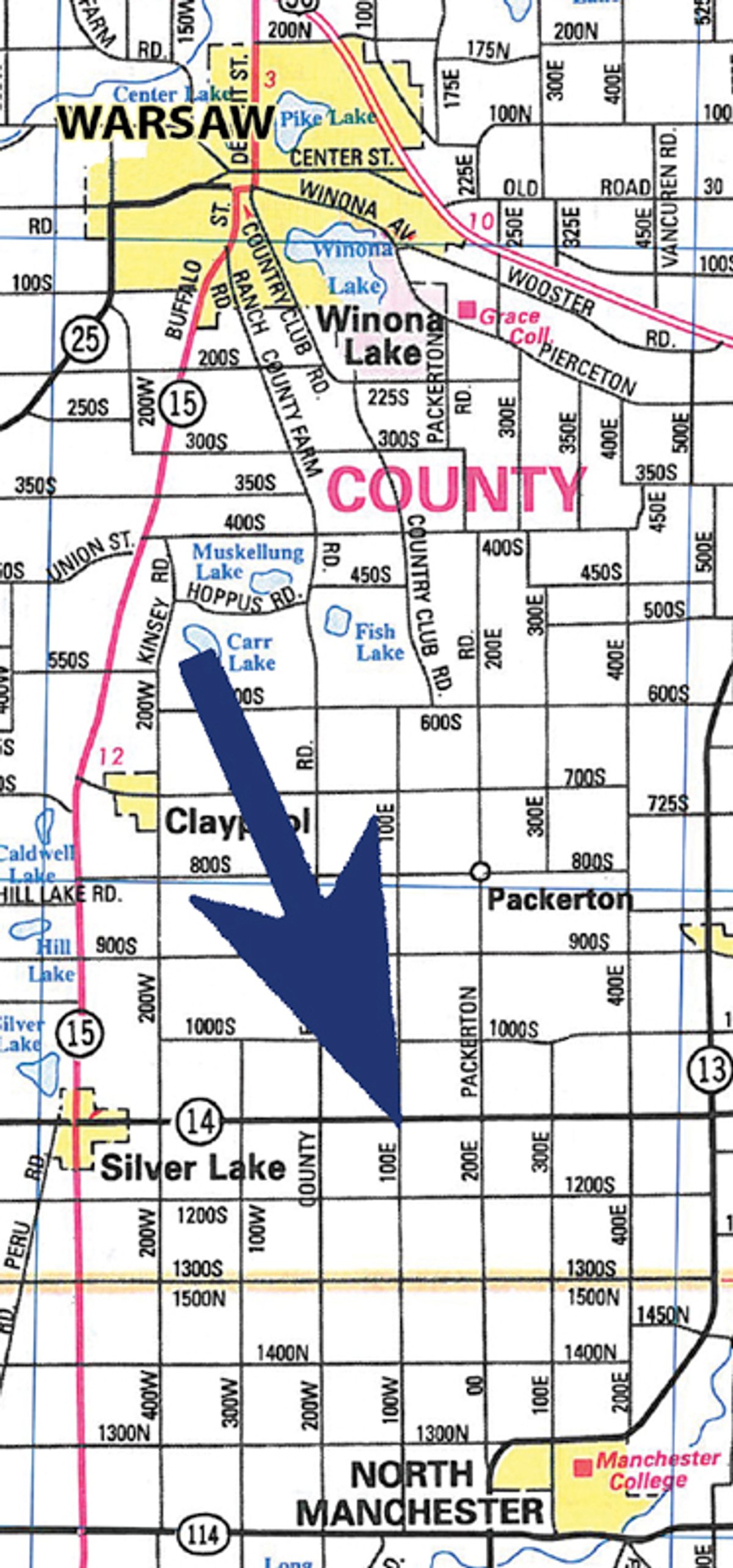 Area map - Stately Country Home on 2.5 Acres