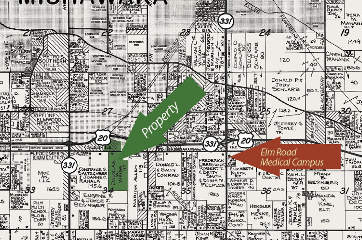 Plat map - 90 Acres Offered in 3 Tracts - Attractive Rolling Acreage