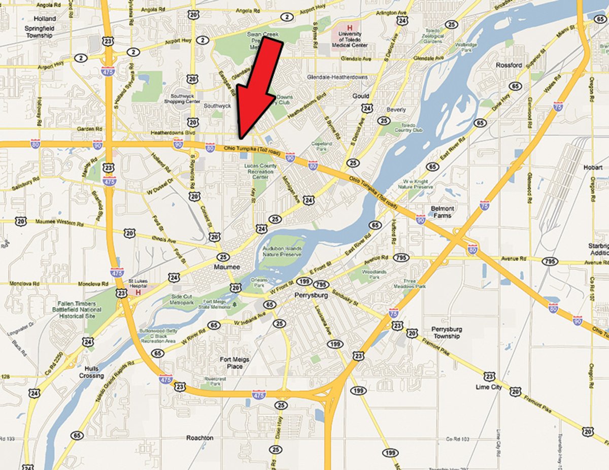 Area map - 54,000 SF Building - 29 Acres - 5 Prime Out Parcels - Along 80/90