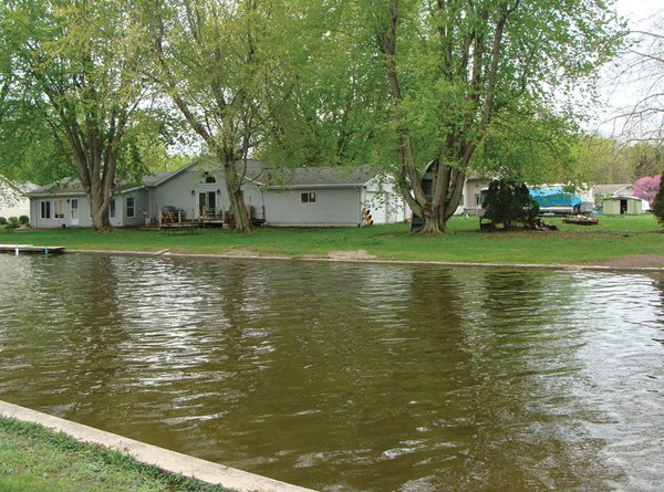 Sealed Bid Auction - 3 Channel Front Lots with Open Lake Views & 2,500 sq. ft. Home