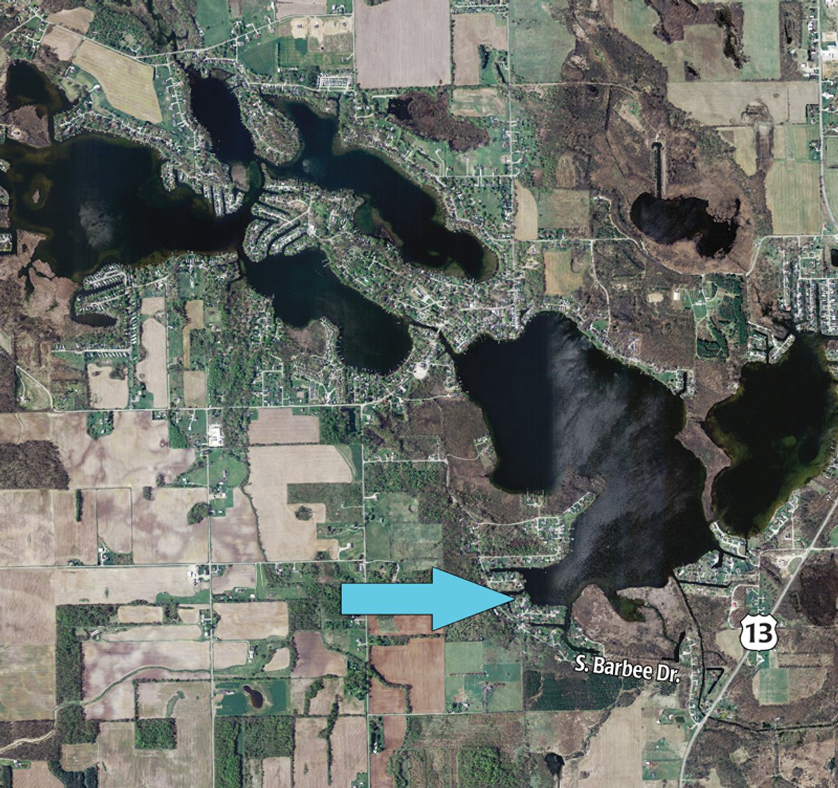 Tract map - Sealed Bid Auction - 3 Channel Front Lots with Open Lake Views & 2,500 sq. ft. Home