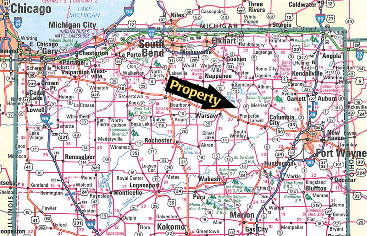 Area map - Sealed Bid Auction - 3 Channel Front Lots with Open Lake Views & 2,500 sq. ft. Home