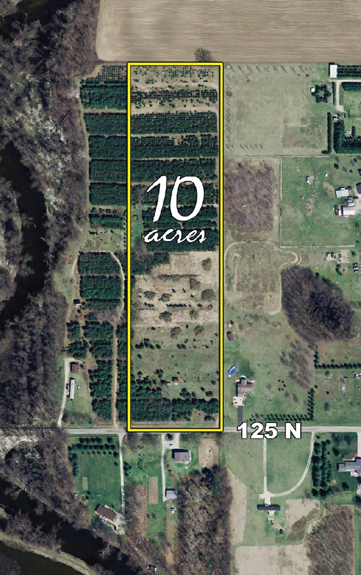 Tract map - 10 Acre Building Site Real Estate Auction