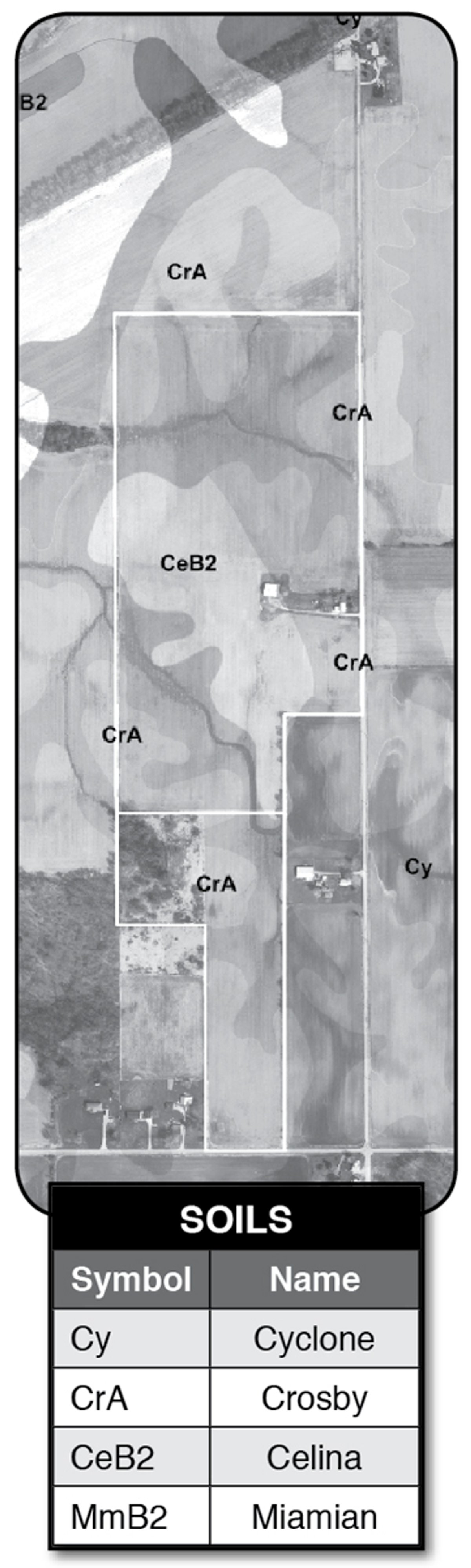 Soil map - 59 Acres Offered in 2 Tracts