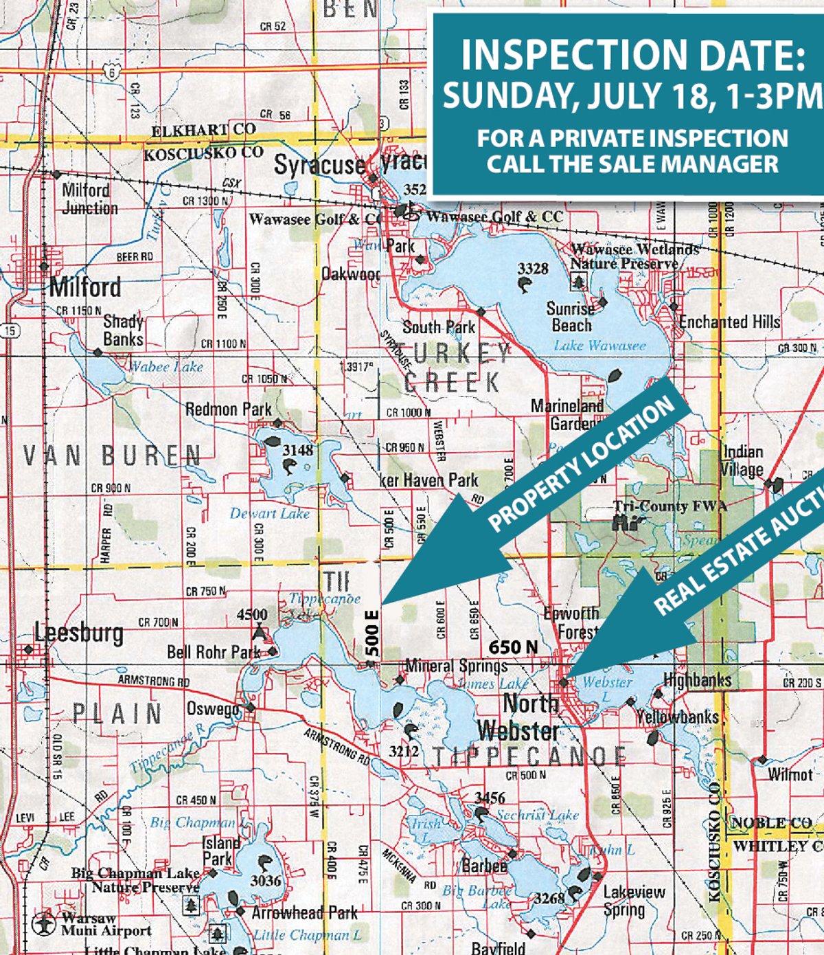 Area map - Personal Property Auction