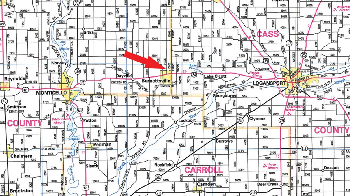 Area map - Shaffer Farm Equipment & Antique Farm Equipment