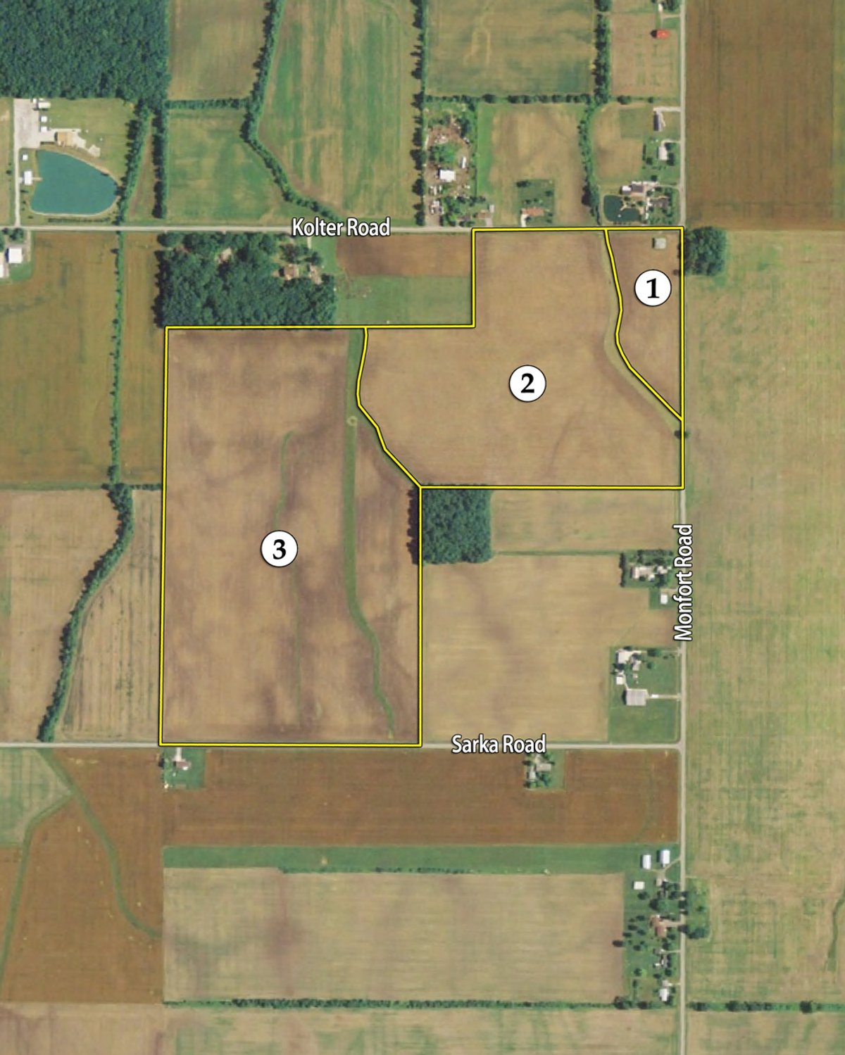 Tract map - Ohio Real Estate Auction