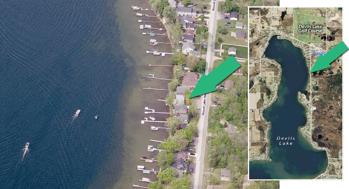 Tract map - Absolute Auction - Devils Lakefront Property