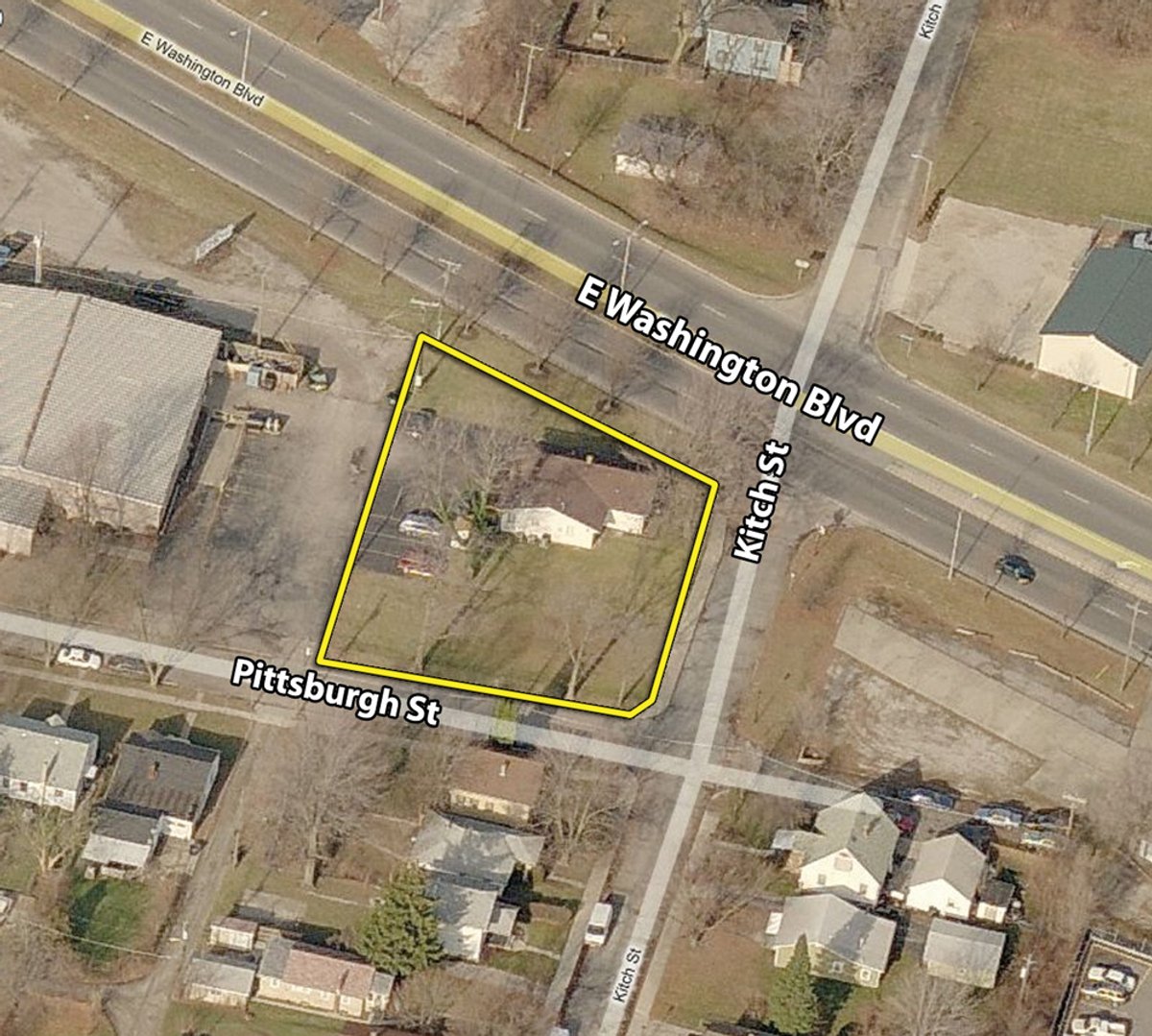 Tract map - Fort Wayne Commercial Building & 3 Lots