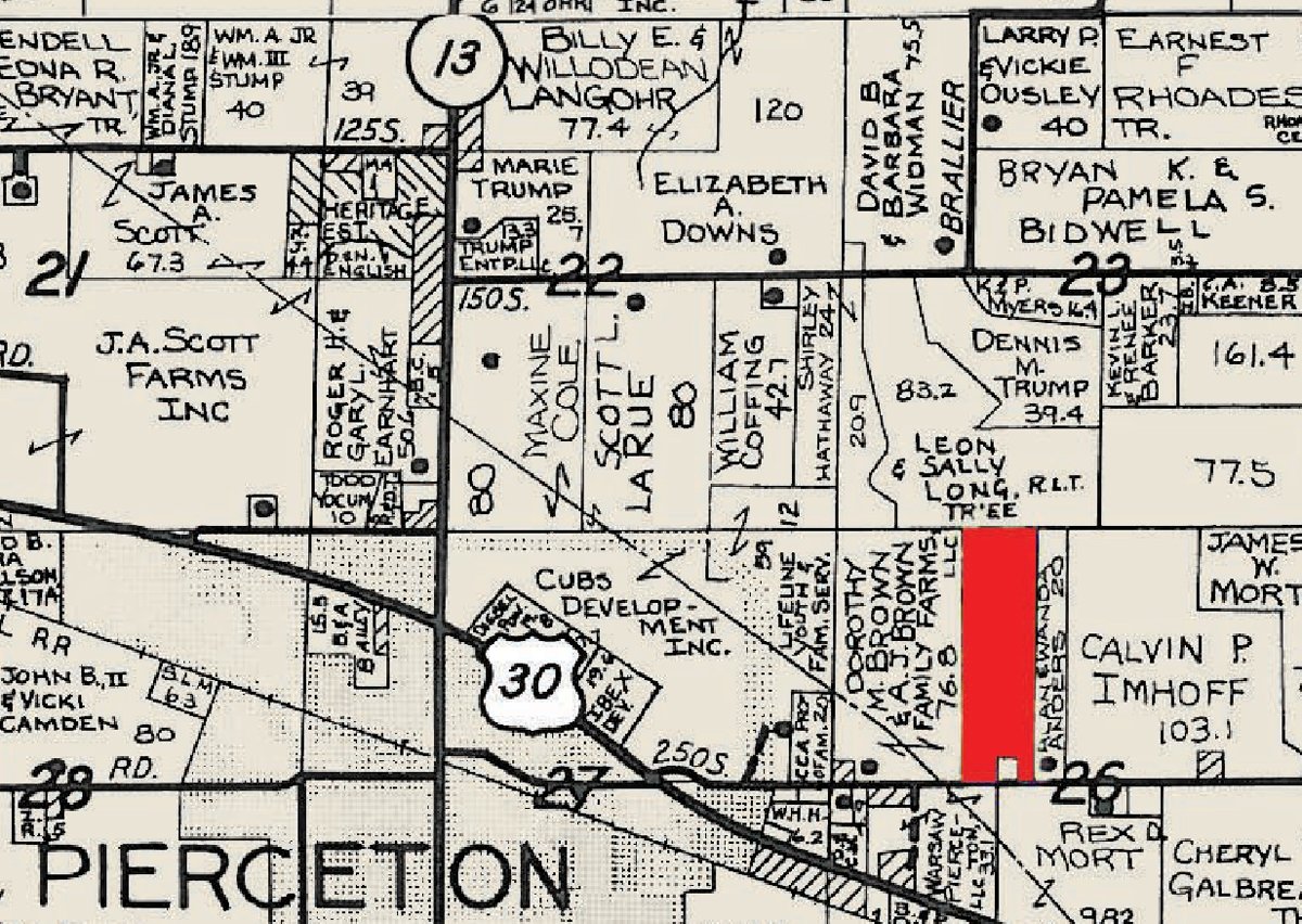 Plat map - 39+/- Acres Offered in 3 Tracts