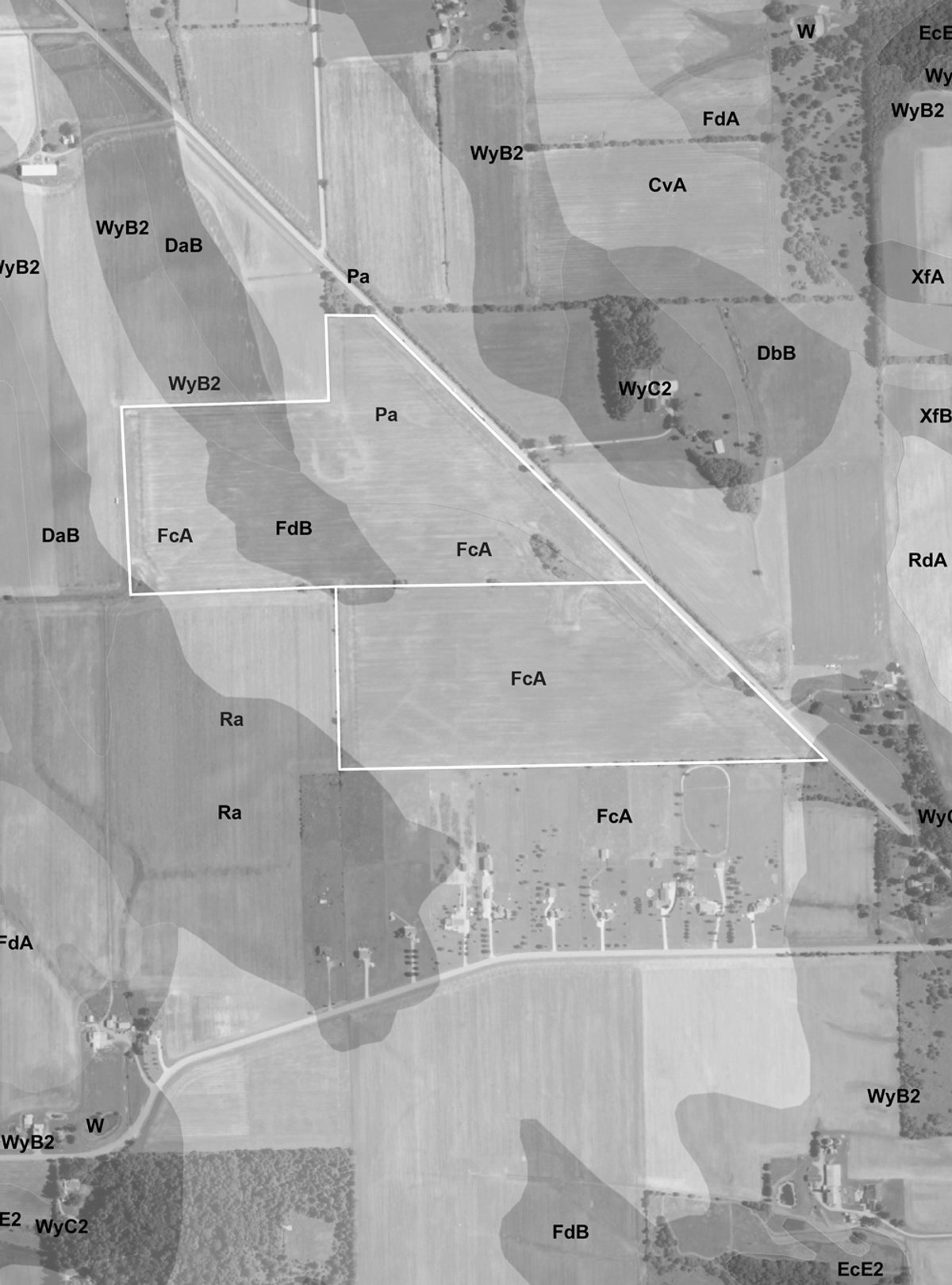 Soil map - Butler County, OH, 85 +/- Acres