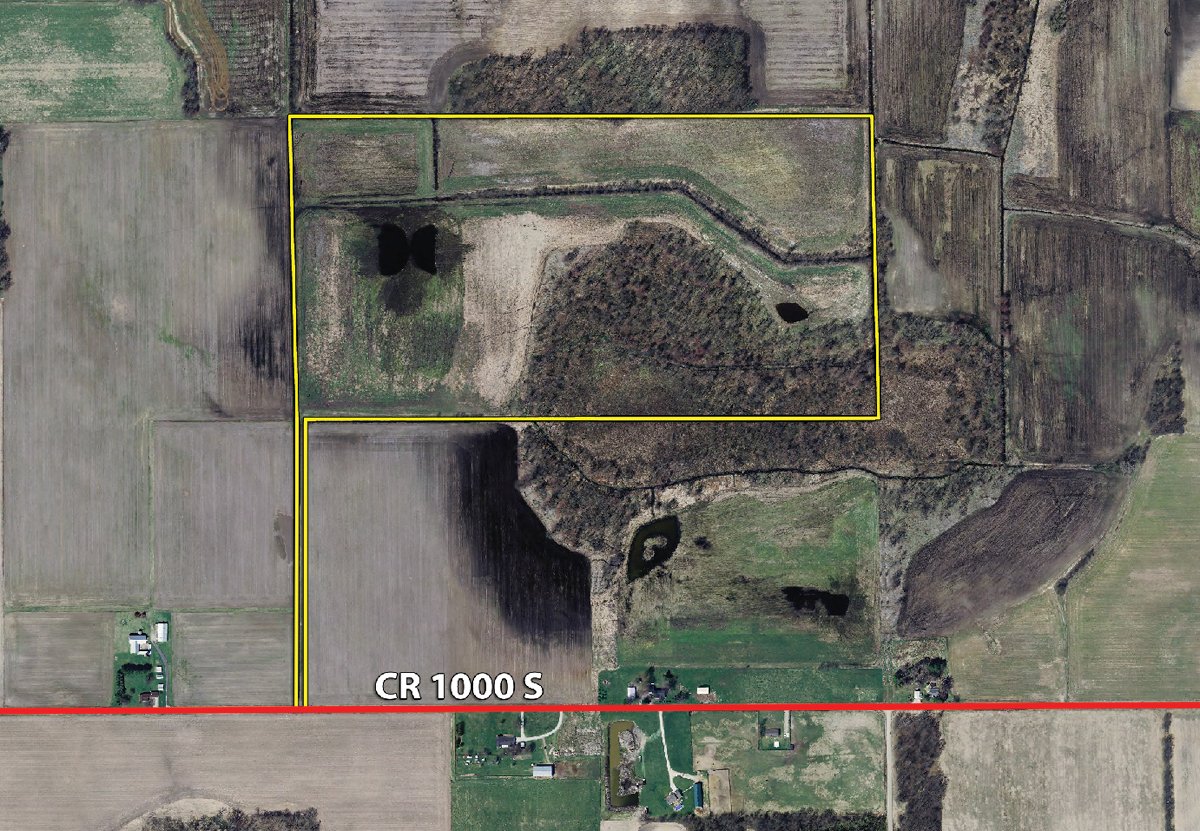 Tract map - 81.464 Acres in 1 Tract