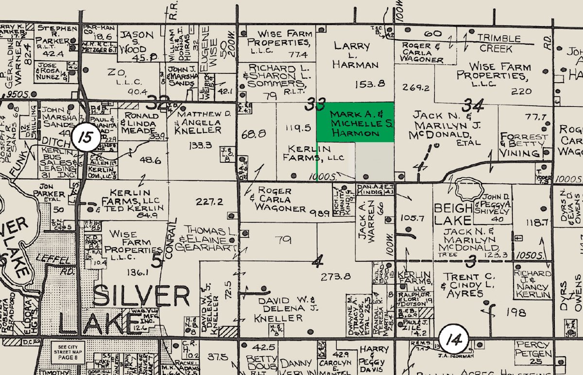 Plat map - 81.464 Acres in 1 Tract