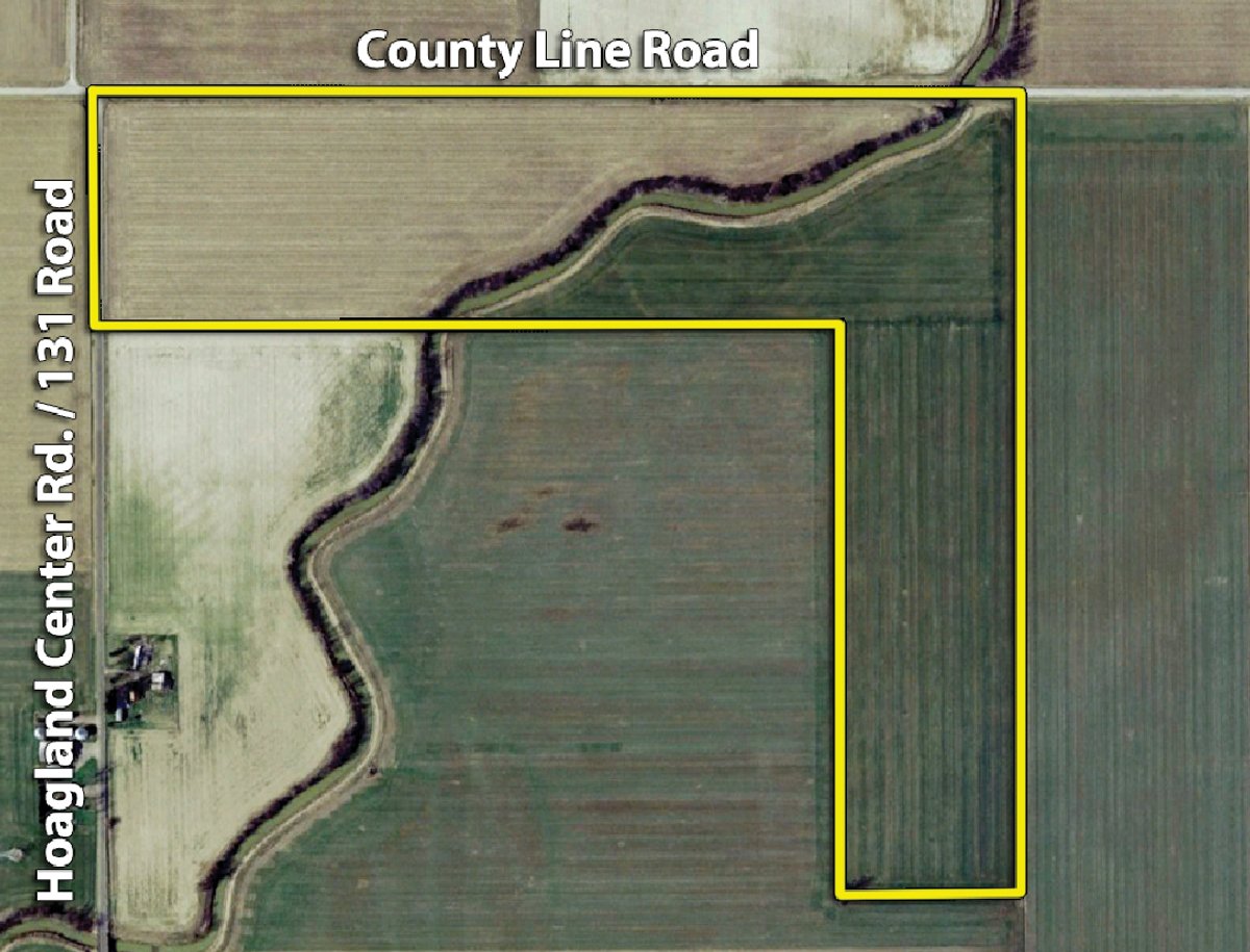 Tract map - 60 Acres Productive Tillable Land