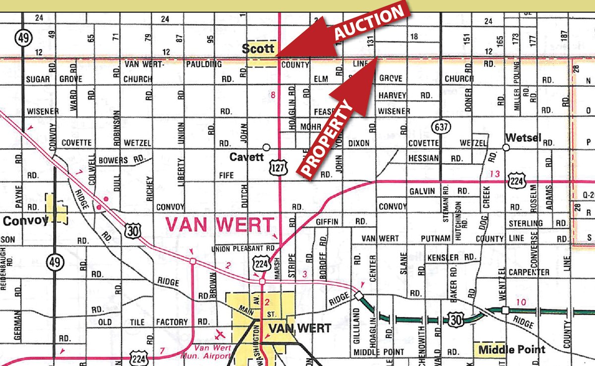 Area map - 60 Acres Productive Tillable Land