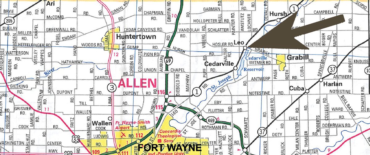 Area map - Darrel Taggart Auction