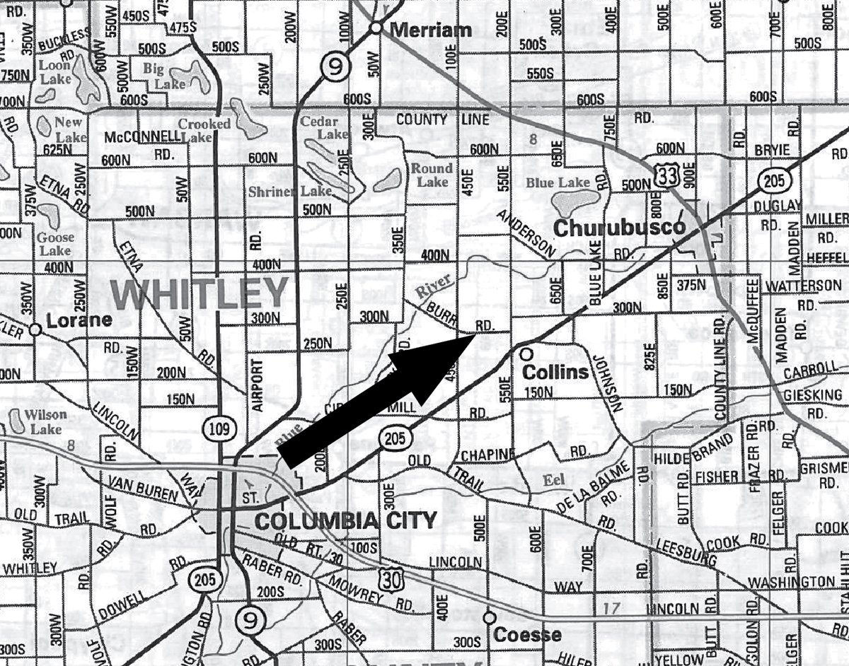 Area map - Wakeland Public Auction