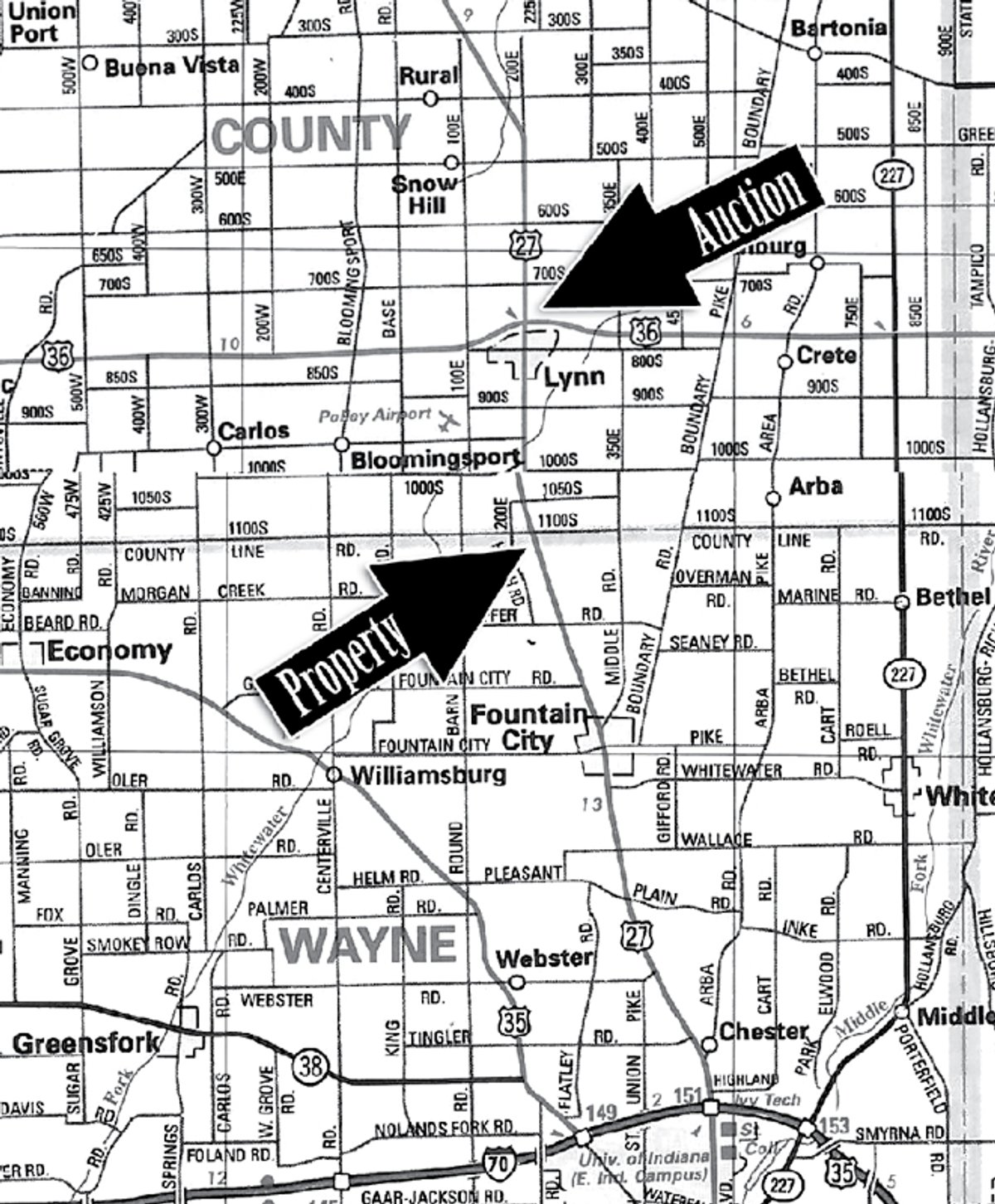 Area map - 50 Acres In 3 Tracts