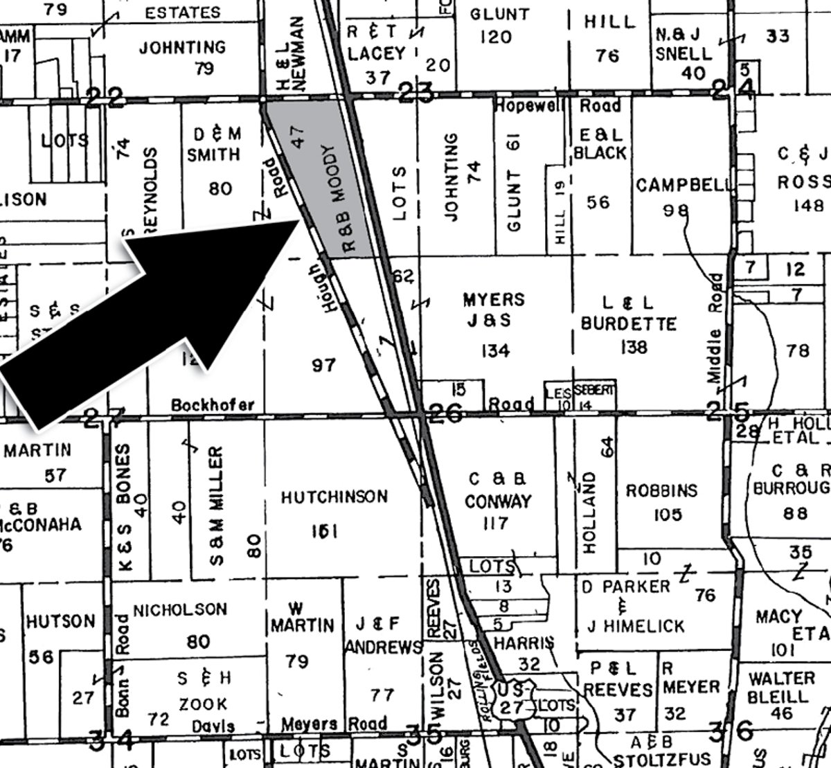 Plat map - 50 Acres In 3 Tracts