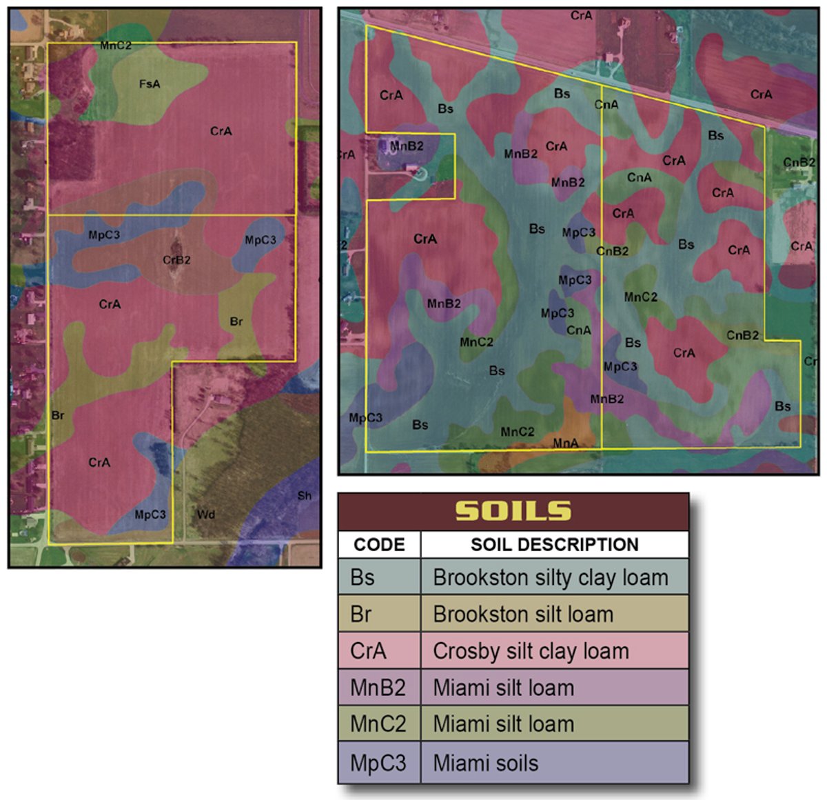 Soil map - 195 Acres Offered in 4 Tracts
