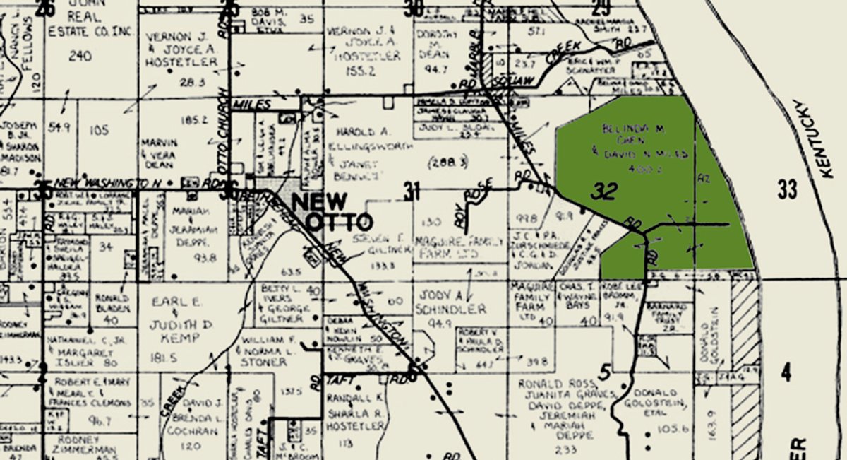 Plat map - 503 Acres Offered in 10 Tracts - Breathtaking Views of the Ohio River
