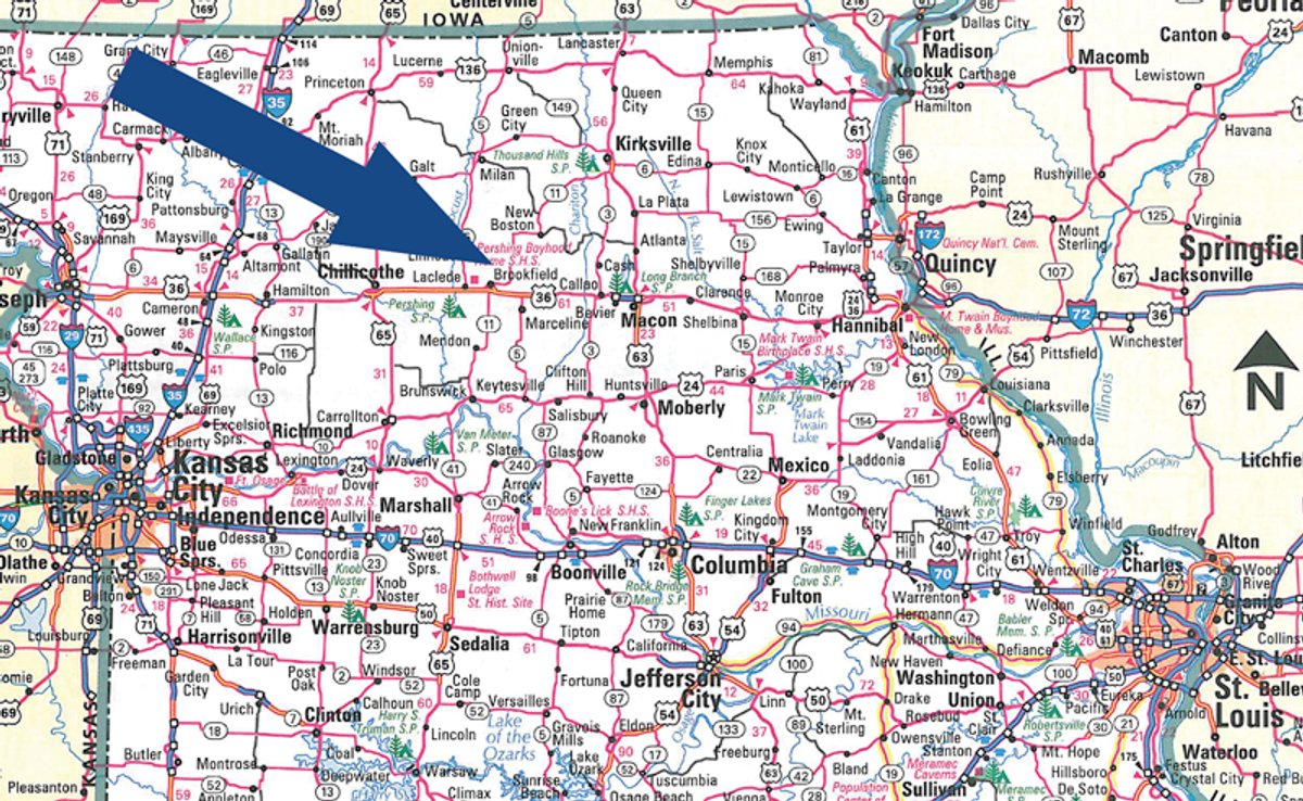 Area map - 745 Acres Offered in 16 Tracts