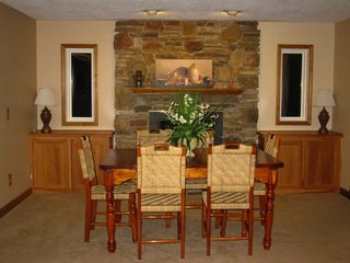Beautiful 3 bedroom 2 bath home.  Includes attractive stone fireplace, open floor plan, newly remodeled bathroom, and custom hardwood kitchen cabinets.  All appliances stay other than (2) chest freezers in garage.  Over-sized garage.  

Wooded lot with beautiful landscaping.  Charming country setting in a great location.  Blacktop drive.   - Beautiful 3 Bedroom Home on Wooded Lot