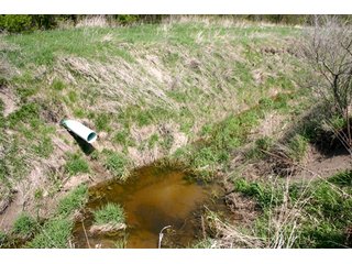 A gently rolling farm, just off of SR 205.  Includes frontage on the drainage ditch.  Per aerial map, Seller to retain 60' on east boundary of property and Seller to retain 60' easement on south side of ditch for ingress/egress. - 95 Acre Grain Farm