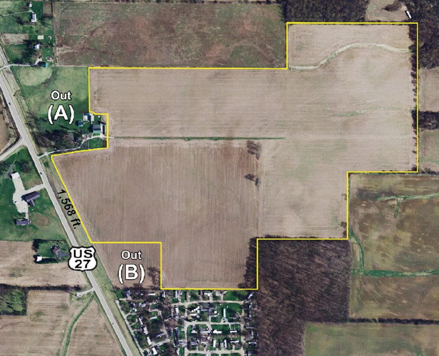 For sale: 100 Acres Investment Cropland - 2 Miles North of Richmond & I-70