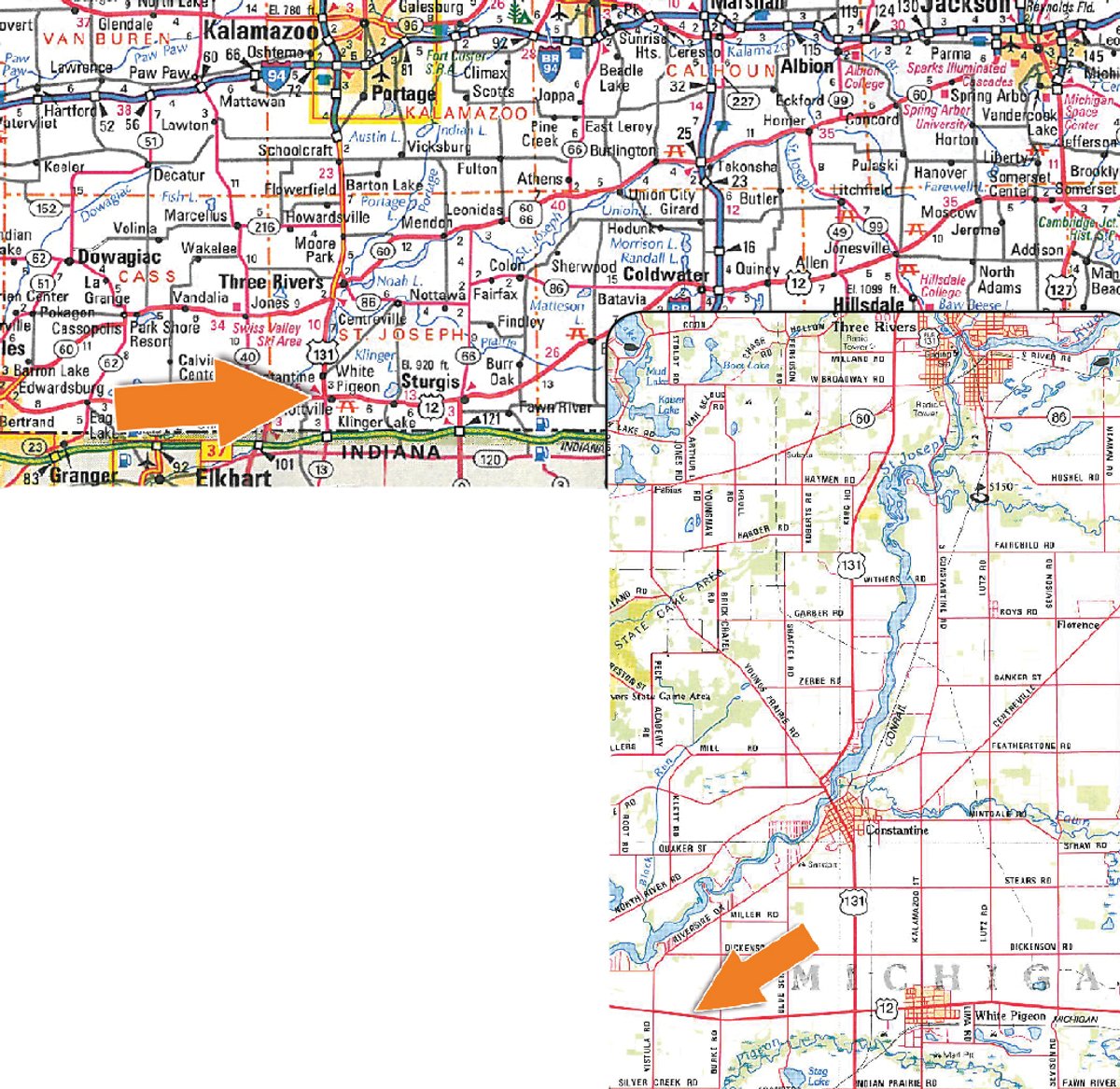 Area map - Yoder Farm Equipment Auction