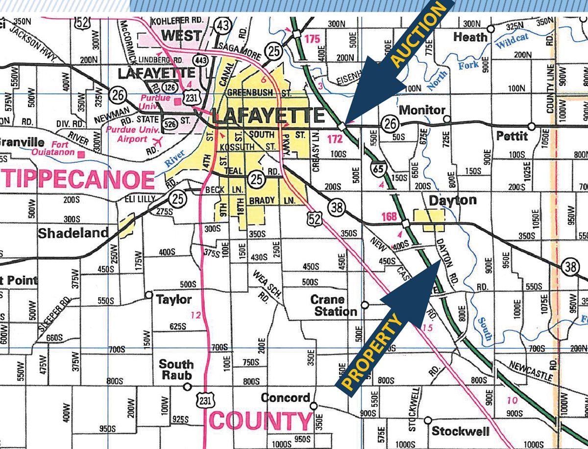 Area map - 81.605 Acres Offered in 7 Tracts