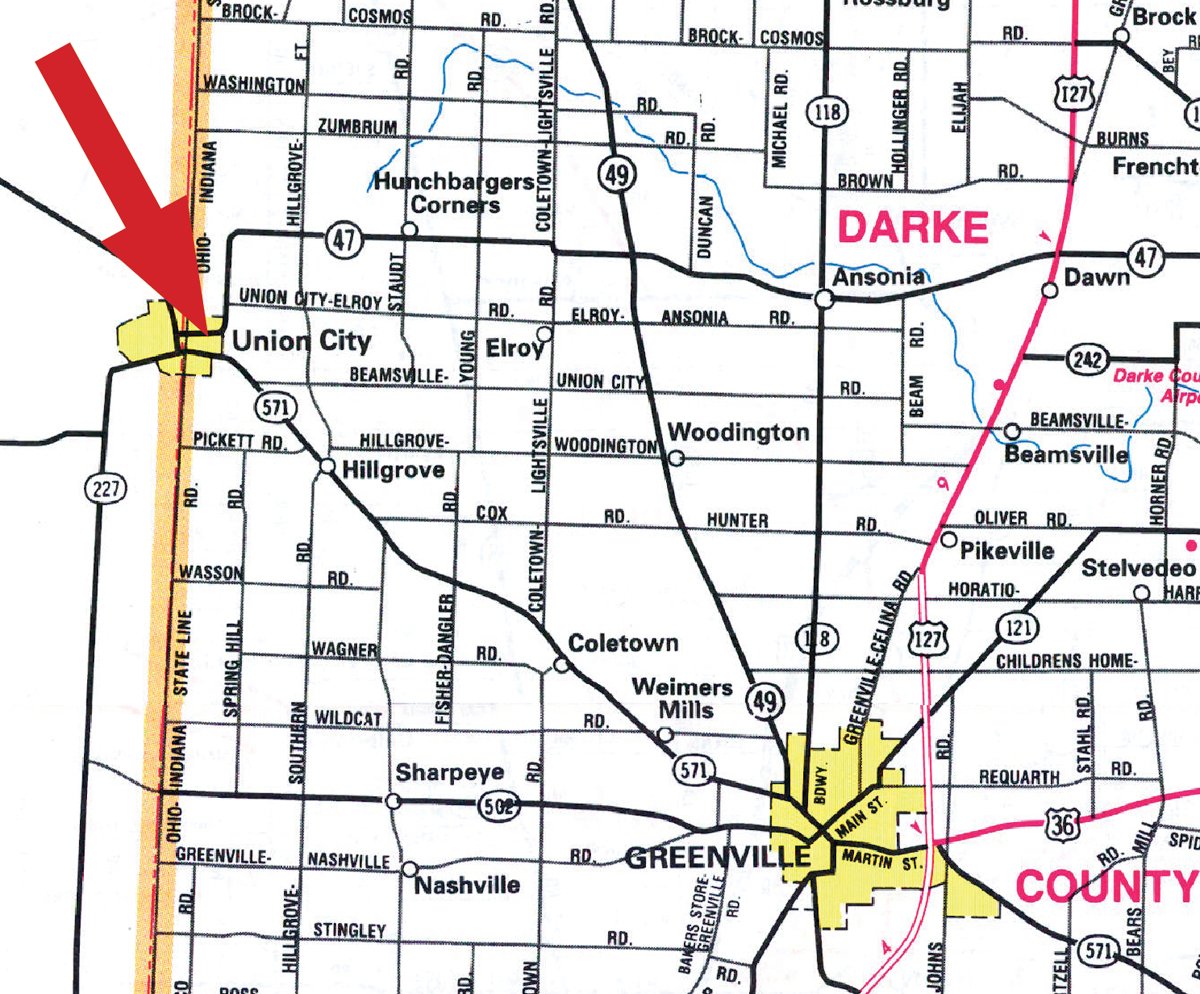 Area map - Harvest Land Co-op Fertilizer Equipment Auction