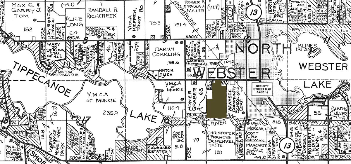Plat map - 66 Acres Offered in 3 Tracts
