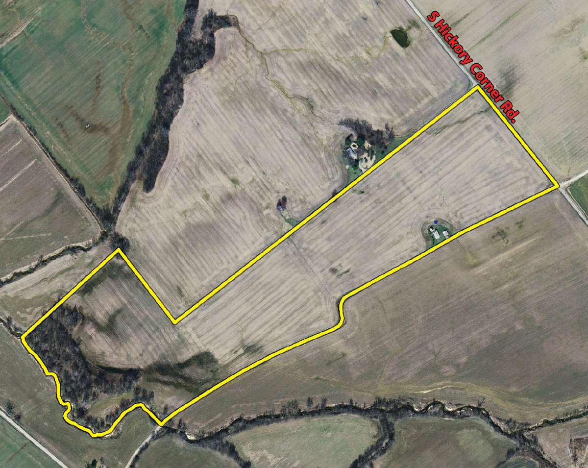 Tract map - 57+/- Acres - Auction
