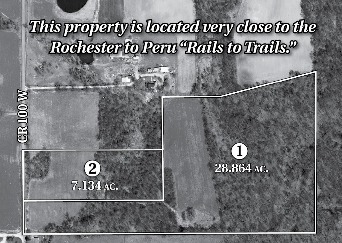 Tract map - 36+/- Acres Offered in 2 Tracts