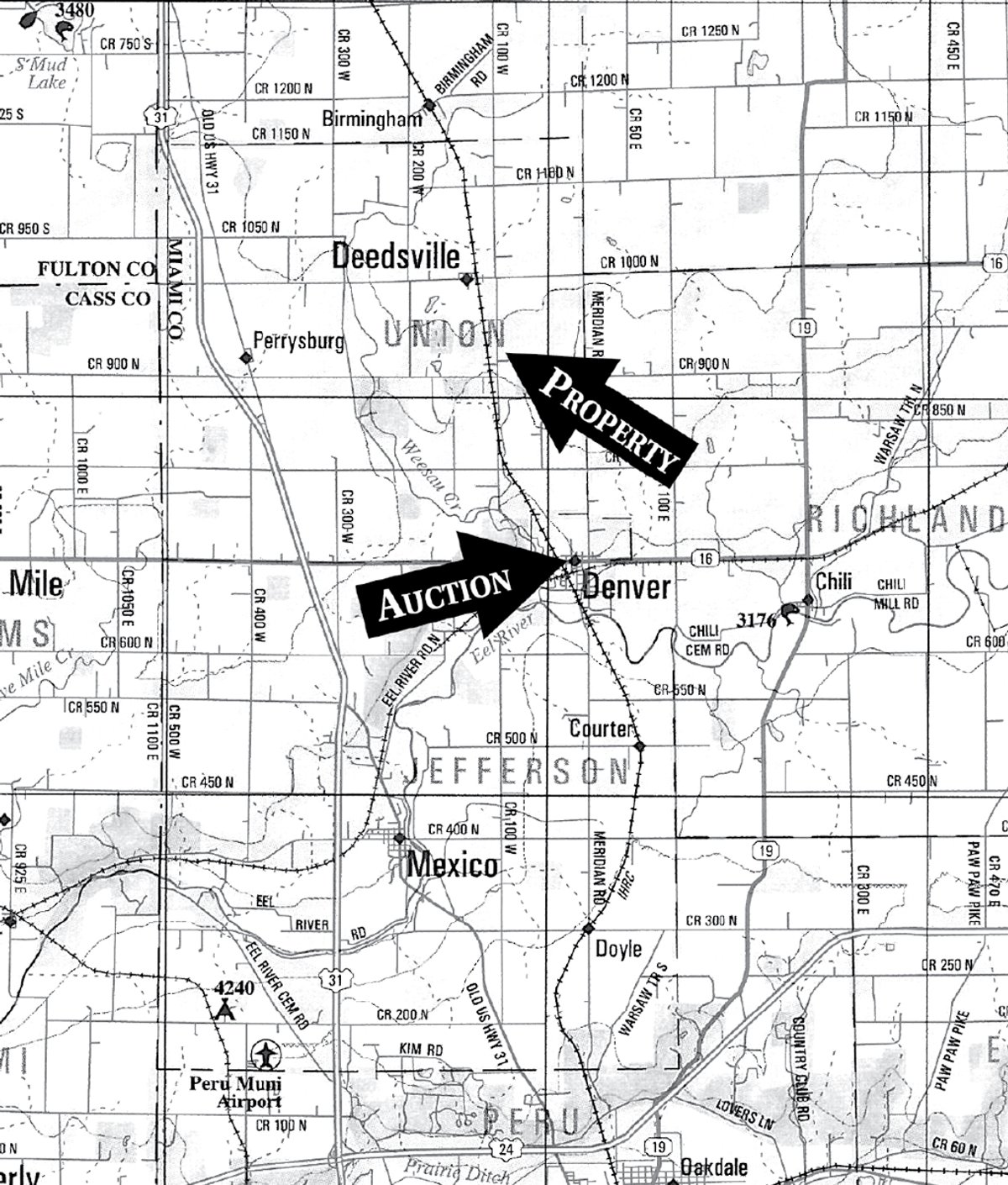 Area map - 36+/- Acres Offered in 2 Tracts