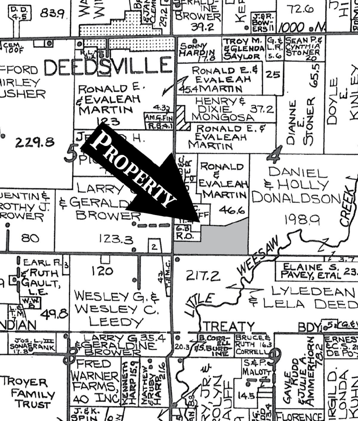 Plat map - 36+/- Acres Offered in 2 Tracts