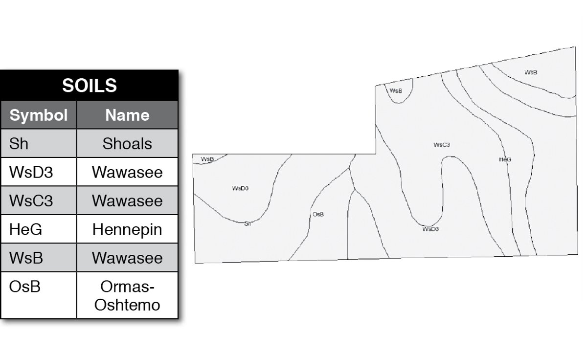Soil map - 36+/- Acres Offered in 2 Tracts